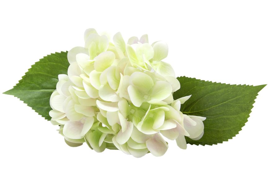 Штучна квітка Гортензія, 42 см, білий (630607) 630607 фото