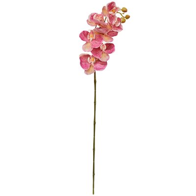 Штучна квітка Орхідея, 72 см, полімерний матеріал, рожевий (630348) 630348 фото