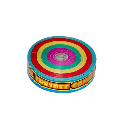 Фрисби конфетти, лента, 6,3x1,8 см, разноцветный, бумага (400850) 400850 фото