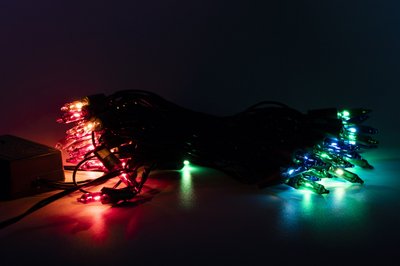 Гирлянда с лампочками накаливания, 5 м, 50 л, 8 функций, разноцветный, IP20 (350544) 350544 фото