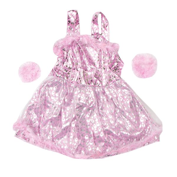 Детское карнавальное платье, рост 92-104 см, розовый, вискоза, полиэстер (CC249A) CC249A фото