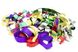 Хлопушка пневматическая, 50 см, "PARTY POPPERS", разноцветные прямоугольники из фольги и бумаги (400270-1) 400270-1 фото 3