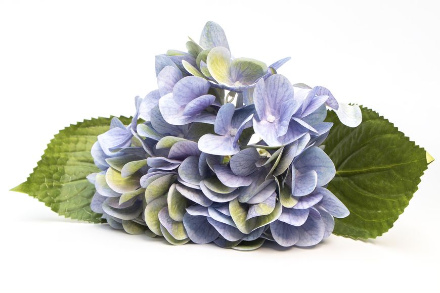 Штучна квітка Гортензія, 42 см, блакитний (630614) 630614 фото