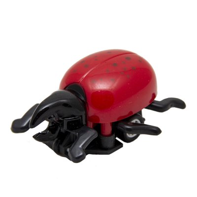 Іграшка заводна - жук Aohua, 6x4,5x3 см, червоний з крапочками, пластик (8052A-3-3) 8052A-3-3 фото