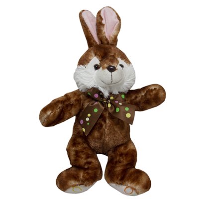 М'яка іграшка - кролик, 40 см, коричневий, поліестер (M1222923-1) M1222923-1 фото