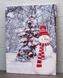 Светящаяся картина - снеговик с елкой, 4 LЕD ламп, 40x30x1,8 см (940034) 940034 фото 2