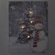 Картина, що світиться - сніговик з ялинкою, 4 LЕD ламп, 40x30x1,8 см (940034) 940034 фото 4