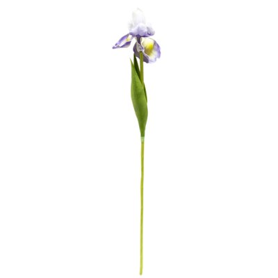 Искусственный цветок Ирис, 56 см, голубой, полимерный материал, ткань (631468) 631468 фото