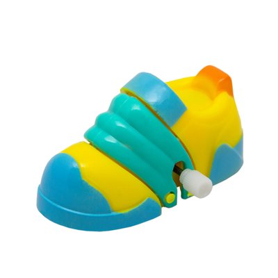 Игрушка заводная - ботиночек Aohua, 6,5x3x3,5 см, синий, желтый, пластик (8026A-3-3) 8026A-3-3 фото