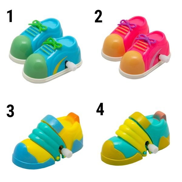 Іграшка заводна - черевичок Aohua, 6,5x3x3,5 см, синій, жовтий, пластик (8026A-3-3) 8026A-3-3 фото