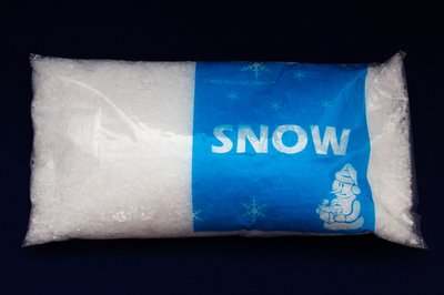 Штучний сніг, 1 упаковка, 200 г, білий, дрібний (090112) 090112 фото