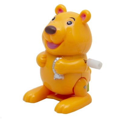 Іграшка заводна - ведмідь Aohua, 5,6x3,5x3,5 см, помаранчевий, пластик (8083A-3-4) 8083A-3-4 фото